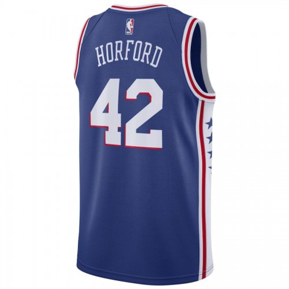 Men's Philadelphia 76ers Al Horford #42 Royal 2019/20 Swingman Jersey - Icon Edition-Pro Kit Vault | Brand New 26/27 Sports Jerseys